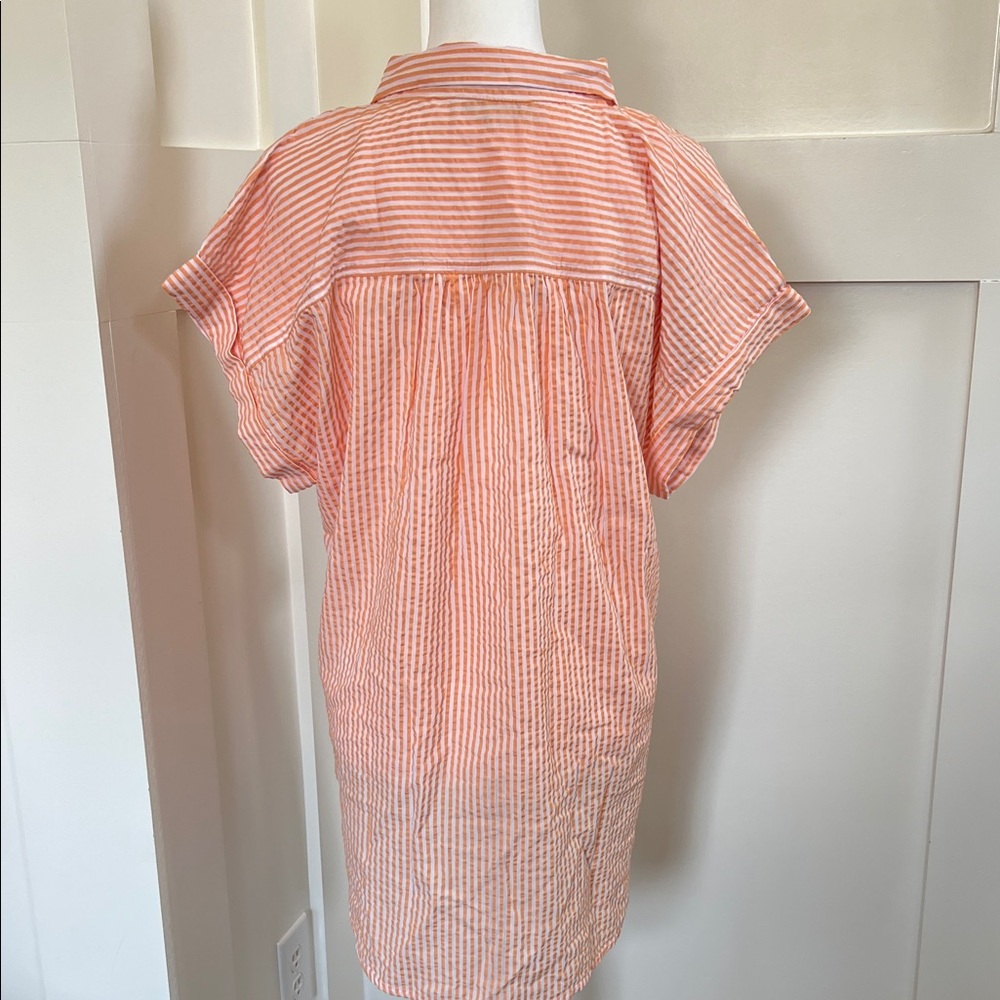 NWT The Loft Textured Stripe Dolman Shirt - Picture 6 of 7
